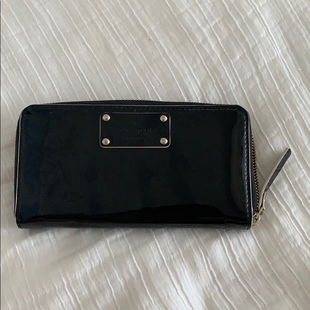 Patent leather Kate Spade wallet